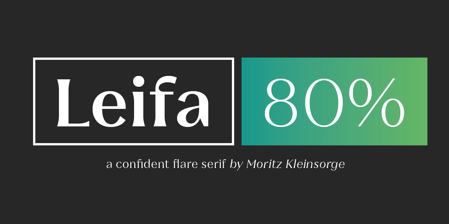 Пример шрифта Leifa Extra Light Italic